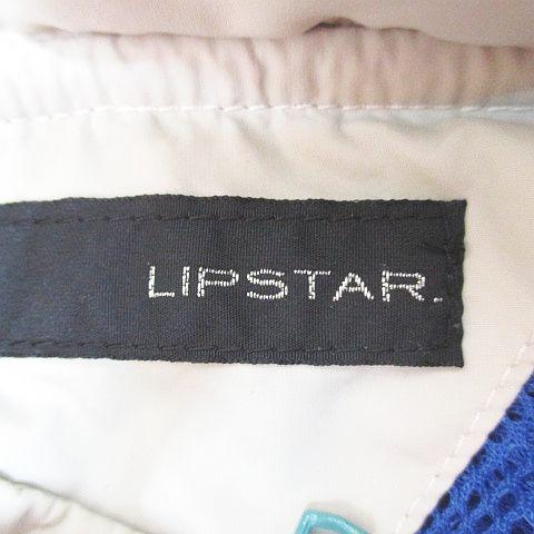 リップスター LIPSTAR ジャケット 薄手 2 灰系 グレー ジップアップ ロゴ 文字 刺繍 ポケット ブルゾン 裏地メッシュ レディース｜vectorpremium｜03