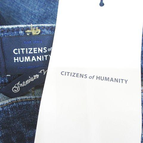 未使用品 シチズン オブ ヒューマニティー CITIZENS OF HUMANITY デニムパンツ ジーンズ ボタンフライ 35 紺系 ネイビー インディゴ 綿 コ｜vectorpremium｜03