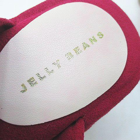 ジェリービーンズ JELLY BEANS サンダル ミュール クロスデザイン M ピンク 日本製 レディース｜vectorpremium｜06