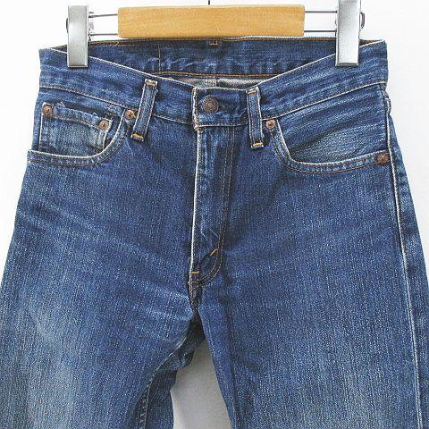 リーバイス Levi's 505-03 デニムパンツ ジーンズ ジップフライ 28 紺系 ネイビー インディゴ 日本製 綿 コットン レディース｜vectorpremium｜04