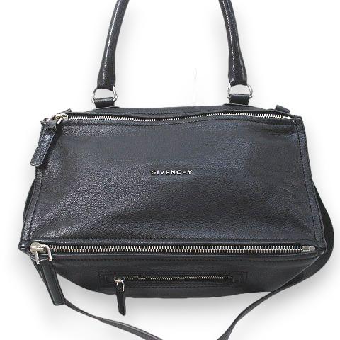 ジバンシィ GIVENCHY AHD01 ショルダーバッグ 2WAY ブラック 黒系 シルバー金具 レザー レディース｜vectorpremium｜02