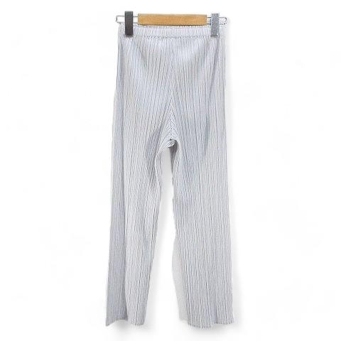 プリーツプリーズイッセイミヤケパンツグレー0