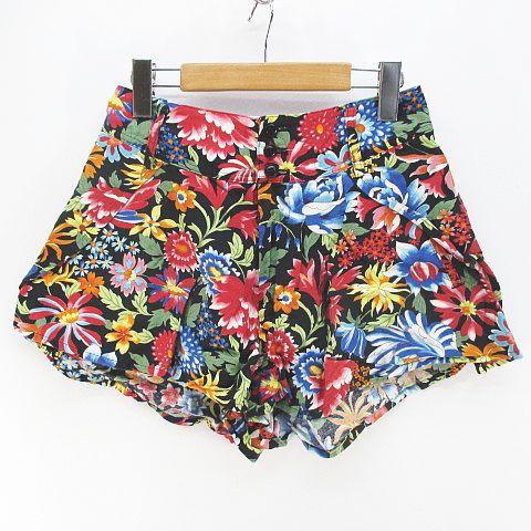 ワイズ　Y’s ショットパンツ　花 ワイズY's ショットパンツ花