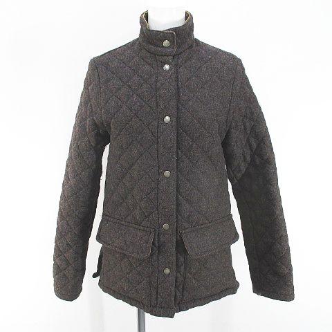 マッキントッシュ MACKINTOSH キルティングジャケット 34 茶系 ダーク 
