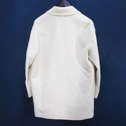 Rouge Vif 白 ウールチェスターコート