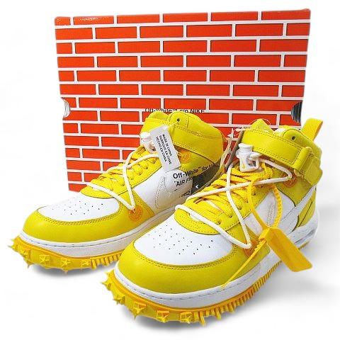 NIKE 未使用品 ナイキ AIR FORCE 1 MID SP LTHR OFF-WHITE dr0500-101 