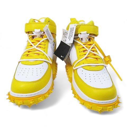 NIKE 未使用品 ナイキ AIR FORCE 1 MID SP LTHR OFF-WHITE dr0500-101 