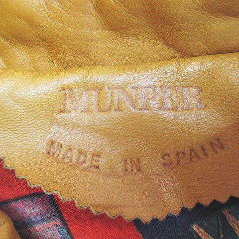 ムンペル MUNPER レザージャケット ミディアム丈 50 黒系 ムンペル MUNPER レザージャケット ミディアム丈 50 黒系