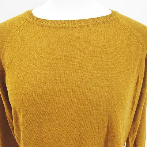 ザラ ZARA 長袖 ニット セーター S 茶系 ライトブラウン キャメル  