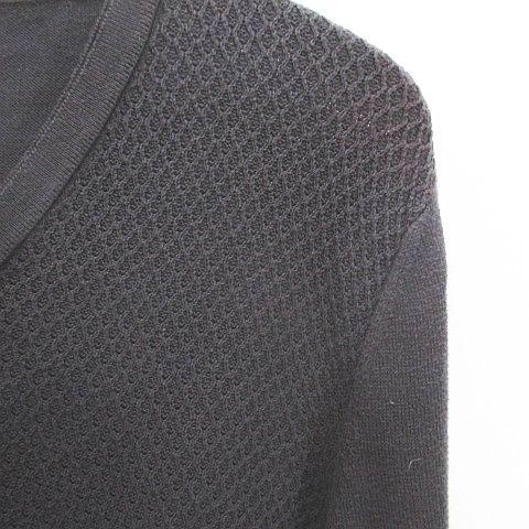 Ermenegildo Zegna グレー Vネック ニット セーター