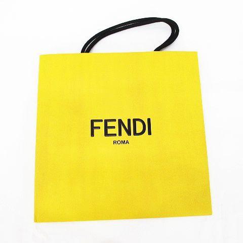FENDI フェンディ 紙袋 3枚セット ショッパー ショップ袋 イエロー