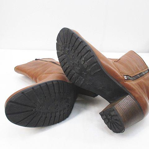 mephisto メフィスト ショートブーツ ブラウン 茶系 レザー フランス製 