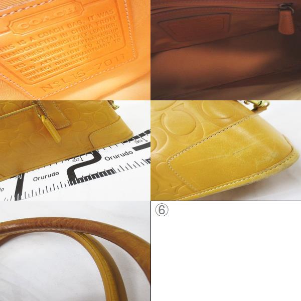 COACH コーチ 7011 サッチェル トートバッグ ショルダーバッグ