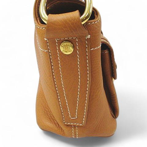 CELINE（セリーヌ） ハンドバッグ ブギー ステッチ キャメル