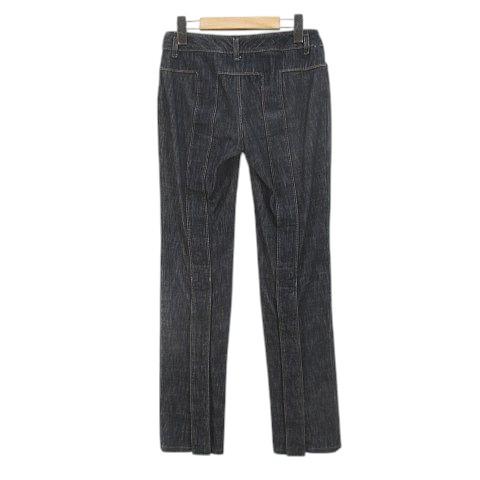 GUCCI グッチ 108334 ZC076 ロング丈 デニムパンツ 38 黒系 GUCCI グッチ 108334 ZC076 ロング丈 デニムパンツ 38 黒系