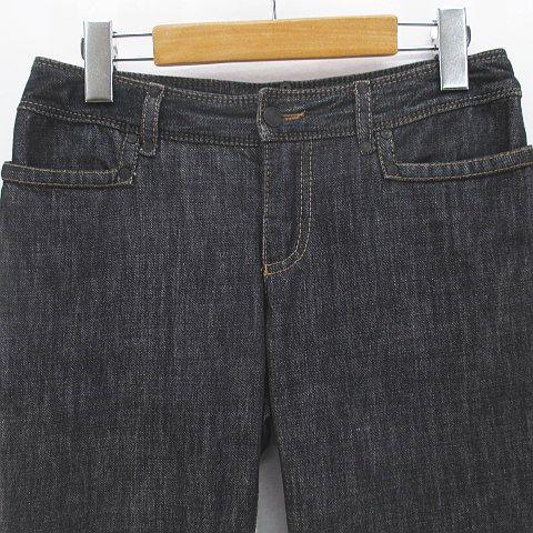 GUCCI グッチ 108334 ZC076 ロング丈 デニムパンツ 38 黒系 GUCCI グッチ 108334 ZC076 ロング丈 デニムパンツ 38 黒系