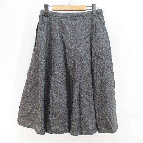 マーガレットハウエル コットン フレア ロング ミモレ丈 スカート