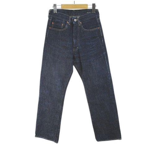 SPEW デニムパンツ ジーンズ ロング丈 ジップフライ S 紺系 SPEW デニムパンツ ジーンズ ロング丈 ジップフライ S 紺系