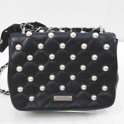 モスキーノ MOSCHINO ショルダーバッグ ポシェット チェーンショルダー 