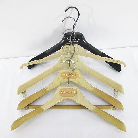 GUCCI - グッチ ハンガー10本セット クロエ イヴサンローラン ロベルトカヴァ ベージュ GUCCI グッチ ハンガー10本セット クロエ イヴサンローラン