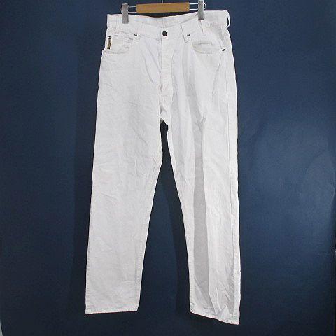アルマーニ ジーンズ ARMANI JEANS ロングパンツ 34 白系 ホワイト 
