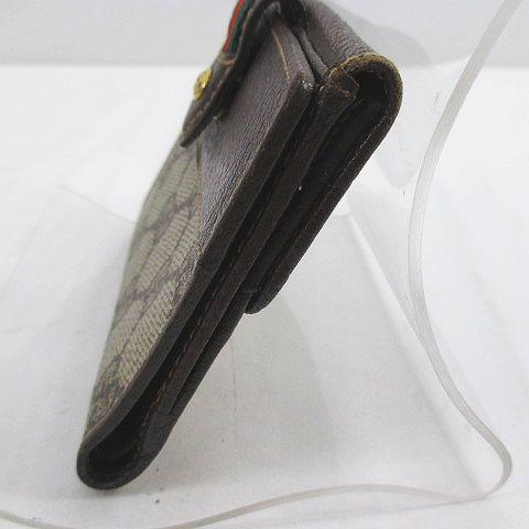 GUCCI グッチ オールドグッチ 2つ折り財布 GG シェリーライン