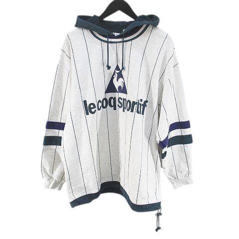ルコックスポルティフ le coq sportif ストライプ柄 長袖