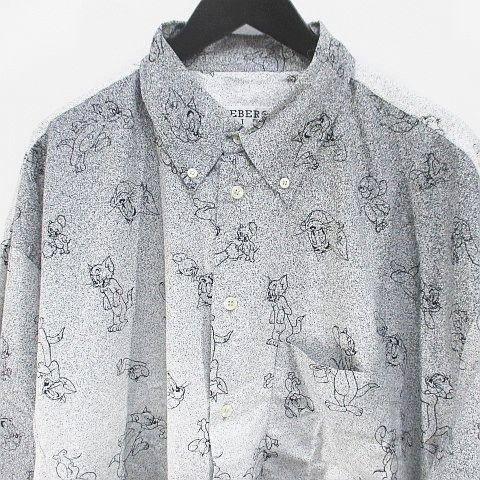 アイスバーグ ICEBERG トムとジェリー 長袖 シャツ ボタンダウン XXL 