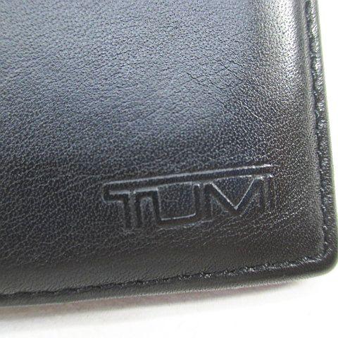 TUMI 二つ折り財布 黒 レザー（新品未使用） TUMI（トゥミ） TUMI 2つ折り財布 ブラック 黒系 レザー メンズ