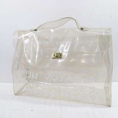 HERMES エルメス トートバッグ ビニールケリー ビニール HERMES エルメス ビニールケリー カバン ハンドバッグ トート