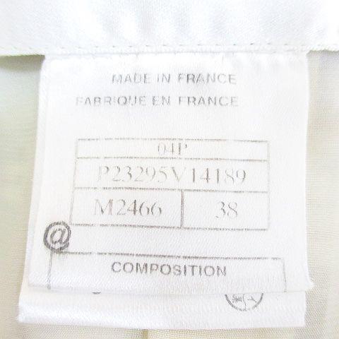 『CHANEL』シャネル　ピンク　チェック柄　コート　ブルゾン　ロゴ刺繍　38 CHANEL』シャネル ピンク チェック柄 コート ブルゾン ロゴ刺繍 38