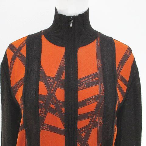 HERMES エルメス ゴルチエ期 ボルデュック柄 ドライバーズ 長袖