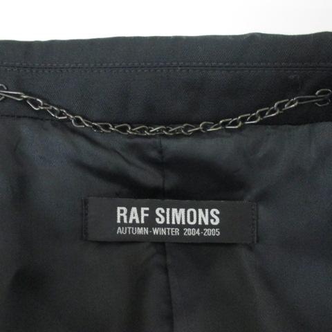 ラフシモンズ RAF SIMONS セットアップ 上下 スーツ 48 ラフシモンズ RAF SIMONS セットアップ 上下 スーツ 48 黒系 ブラック