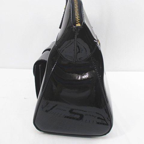 anna marie アンナマリー ハンドバッグ ブラック 黒系 エナメル