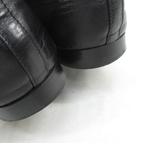 本物良品■シャネル■ココマークリボン パンプス/ブラックレザー/イタリア製/35 本物良品□シャネル□ココマークリボン パンプス/ブラックレザー