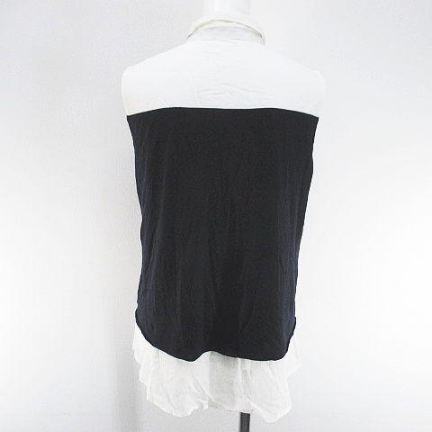 ブランベール blancvert ノースリーブ シャツ ブラウス カットソー 