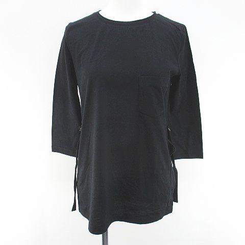 ヘルムートラング HELMUT LANG 七分袖 Tシャツ カットソー ロンT S 黒 