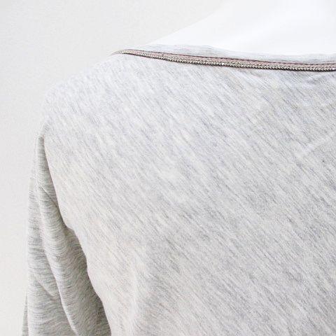 BRUNELLO CUCINELLI ブルネロクチネリ ブラウン コットン 半袖Tシャツ