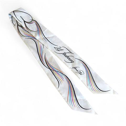 HERMES エルメス スカーフ ツイリー 24 FAUBOURG シルク ホワイト  