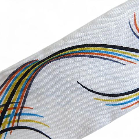 HERMES エルメス スカーフ ツイリー 24 FAUBOURG シルク ホワイト  