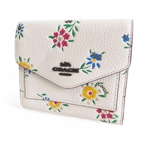 COACH コーチ スモールウォレット ウィズワイルドフラワー