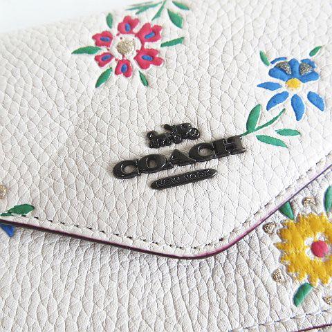 COACH（コーチ） スモールウォレット ウィズワイルドフラワープリント