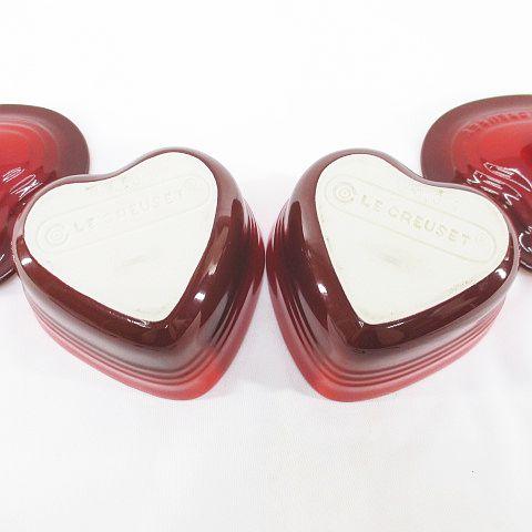 ルクルーゼ LE CREUSET 2点セット ハート型 ラムカン・ダムール