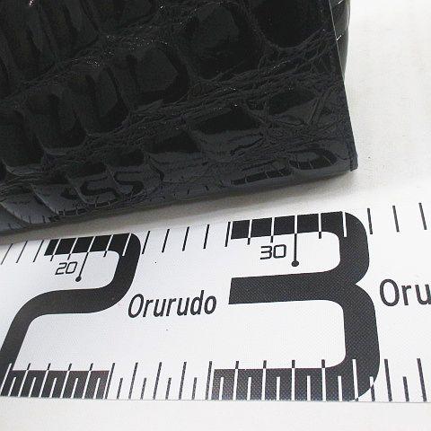 ANNABELLA アナベラ ハンドバッグ ゴールド金具 クロコダイル レザー