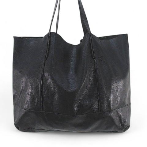 DIESEL ディーゼル トートバッグ ロゴ ブラック 黒系 レザー