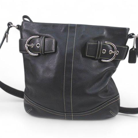 COACH コーチ 1454 ショルダーバッグ レザー 斜め掛け 黒