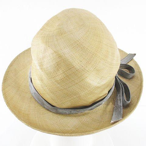 マキシン　リボン付きウールハット　ベージュ マキシン MAXIM 麦わら帽子 ハット 帽子 ベージュ系 リボン レディース