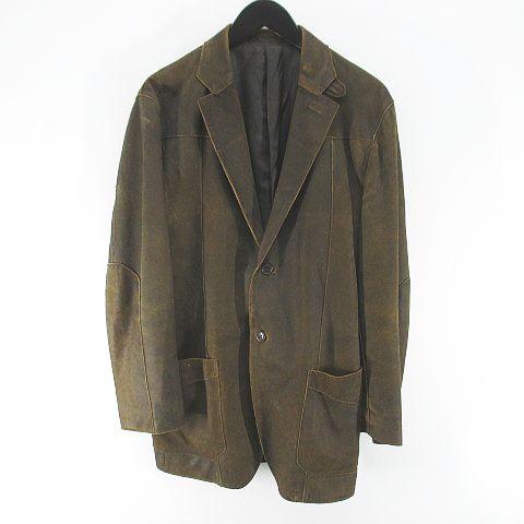 新品 未使用 ジョセフアブード 羊革 ラムレザー テーラードジャケット Mタグ付 ジョセフアブード JOSEPH ABBOUD テーラード ジャケット レザー