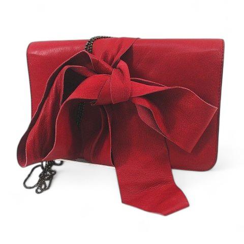 シシロッシ sissi rossi ボストン型ショルダー黒 製品染め イタリア製