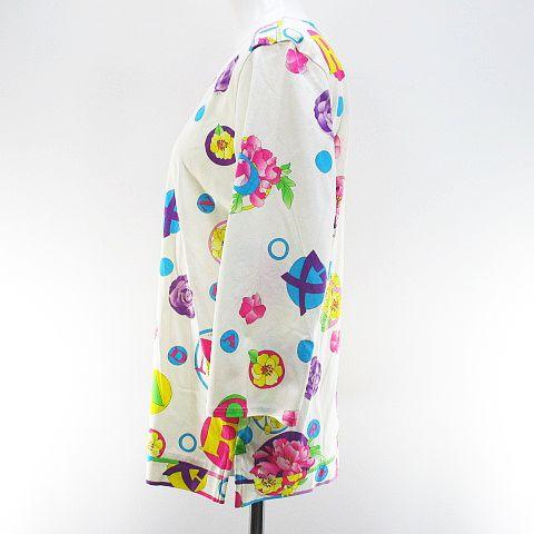 レオナールスポーツ LEONARD SPORT 花柄 七分袖 カットソー 42